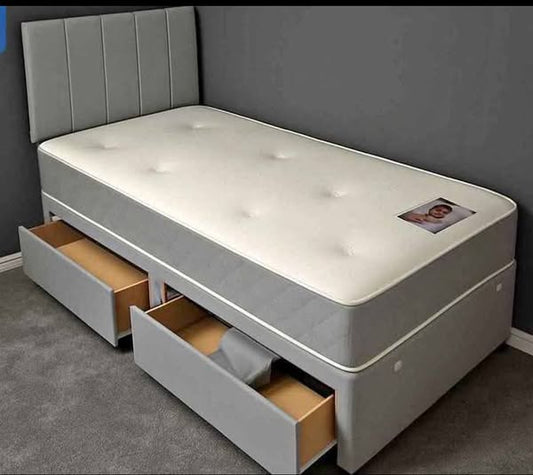 Divan Bed with Mattress & Drawers – Free UK Delivery | Pay on Delivery